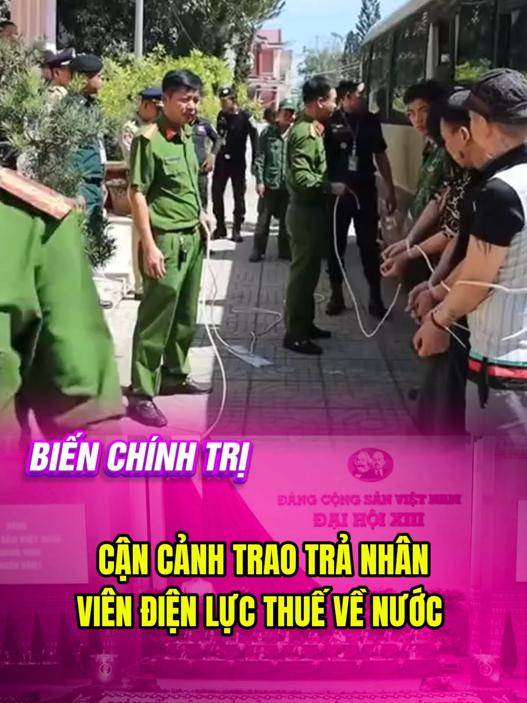 CẬN CẢNH TRAO TRẢ NHÂN VIÊN ĐIỆN LỰC THUẾ VỀ NƯỚC #tintức #tintuc24h #tinnong #thoisu #chinhtri #xuhuong #viralreelsシ #tinhot #tintuc