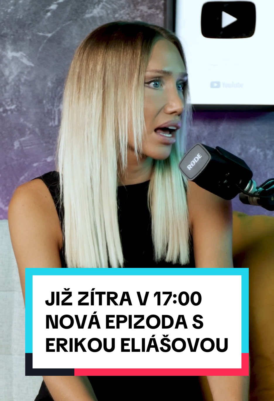 JIŽ ZÍTRA V 17:00  NOVÁ EPIZODA S  ERIKOU ELIÁŠOVOU na Hype-Cast YouTube!