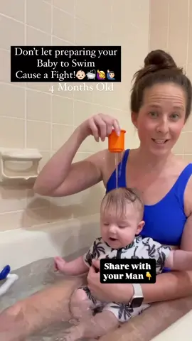 It requires Mom AND DAD to get on board with the plan.  If you work with babe in the tub communicate exactly how it went, as well work in the pool.  If spouse wasn’t there, give accurate detail on what you did, and how it went.  Communication, consistency and team work is the easiest way to make this work so quickly!  Water Acclimation is the Prerequisite to Survival Swimming!💦😉 Parents you can do this!! Let our Course​⁠​⁠ in bio guide you and take out the guesswork! Comment Prepare2Swim for more information! TEACH YOUR CHILD TO SWIM AT YOUR OWN RISK Disclaimer: The instructions, advice, and or opinions depicted in this context may be dependent on, and should be considered in conjunction with specific limitations, qualifications or exclusions, which are set out in our Prepare 2 Swim courses. It is also general in nature, and does not consider any of you, or your child’s specific medical or psychological circumstances. You should ensure that you always follow, applicable safety information and apply reasonable judgment when preparing/teaching your child to swim.