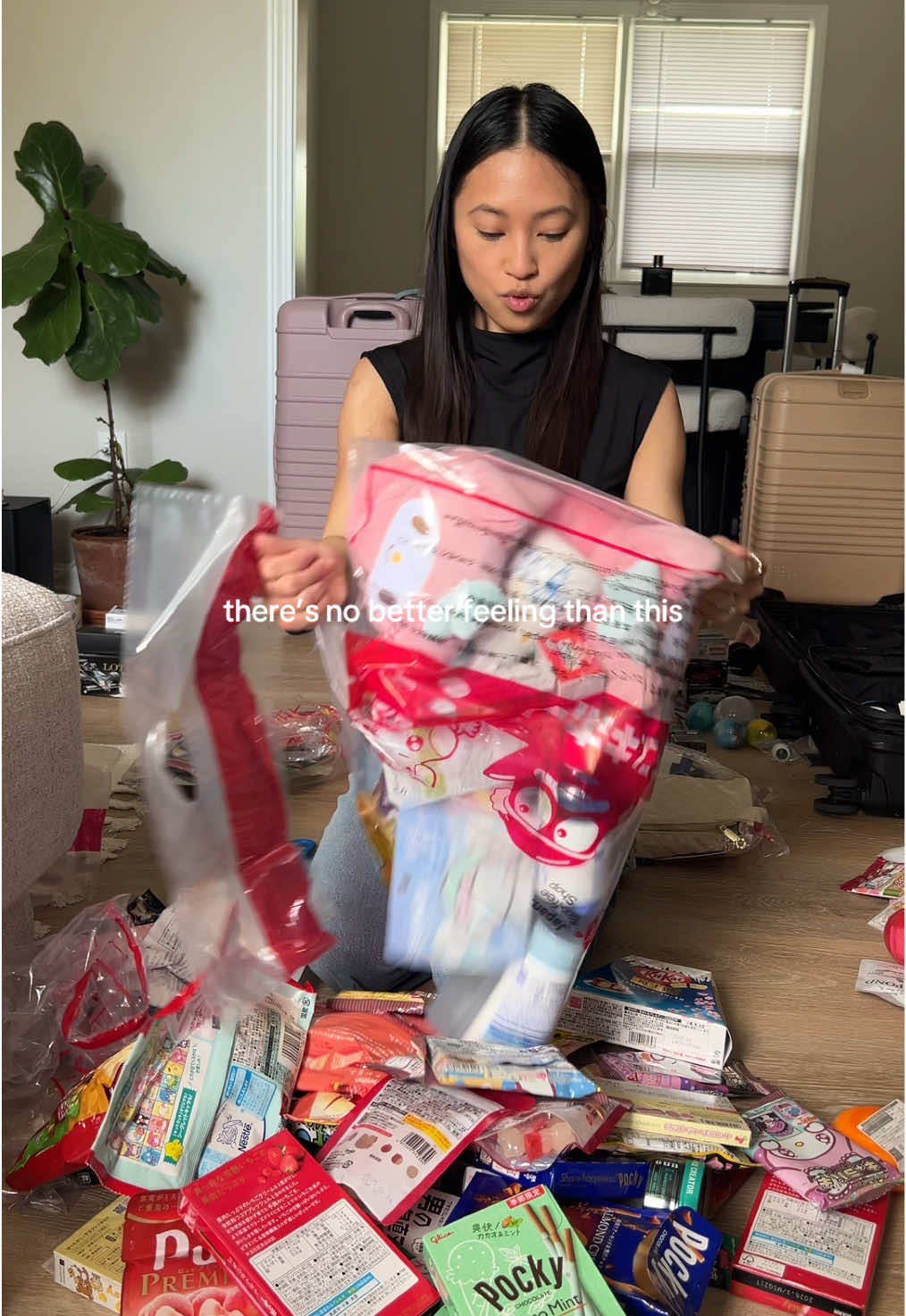Iykyk! had to break my goodies out of their jail cells #donquiotehaul #japan #donquiote #japanhaul #sanrioaesthetic 