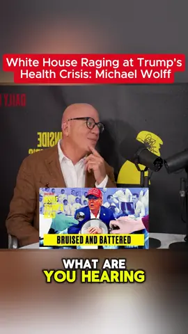 White House Raging at Trump's Health Crisis: Michael Wolff #trump #dailybeast #politics #podcast #politicstiktok 