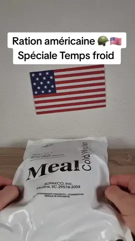 J'ouvre une ration américaine spéciale temps froid #ration 