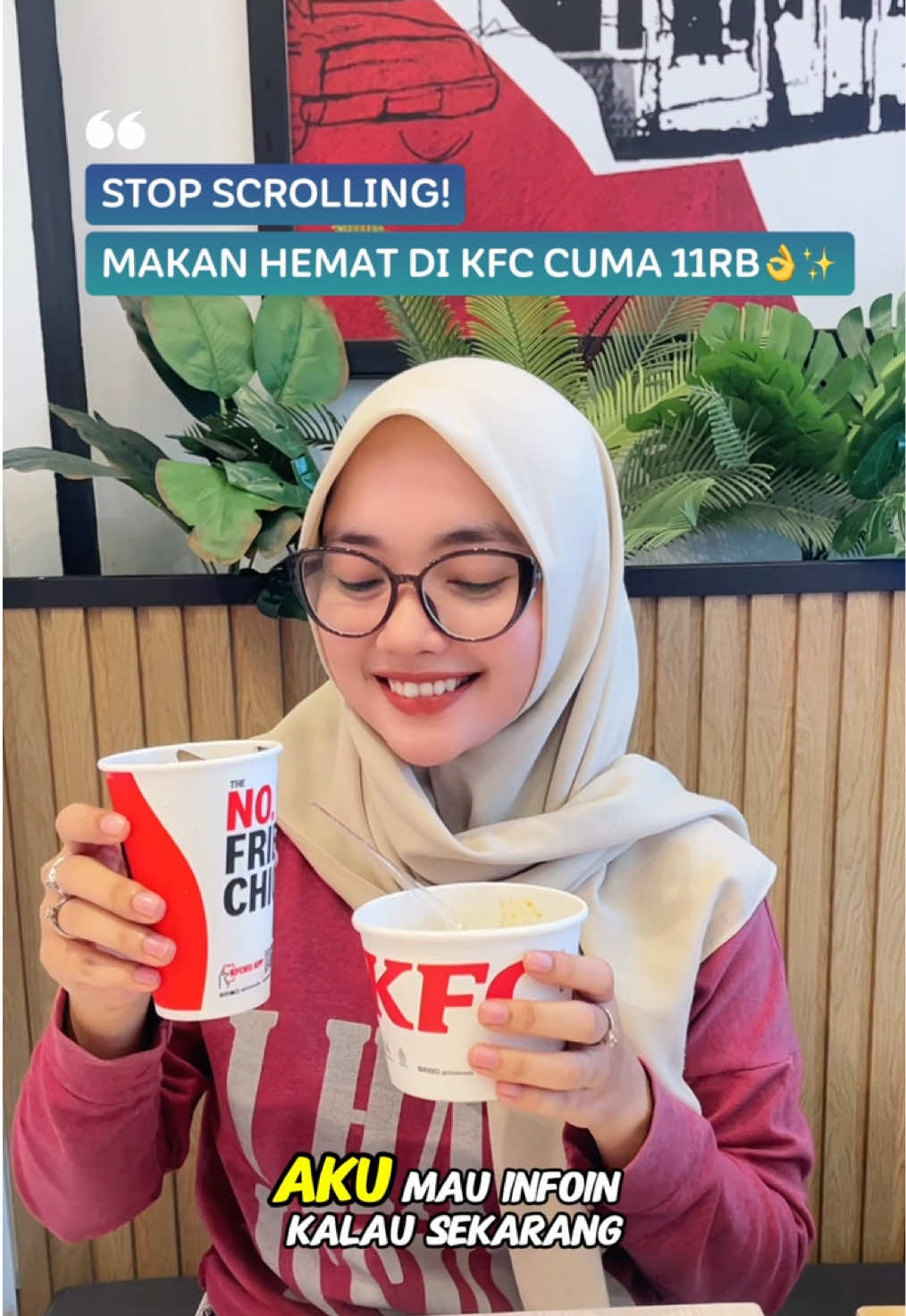 Kfc sekarang hemat banget dan bisa untuk seluruh kota loh promo nya cus ambil sekarang yuk👌🏻✨ #GOAcademyDining #PromoSeruWeekend#RealwayxKFC#promomakanmerdeka #Promomakanliburan#Promomakangajian #PromoTikTok#Realway