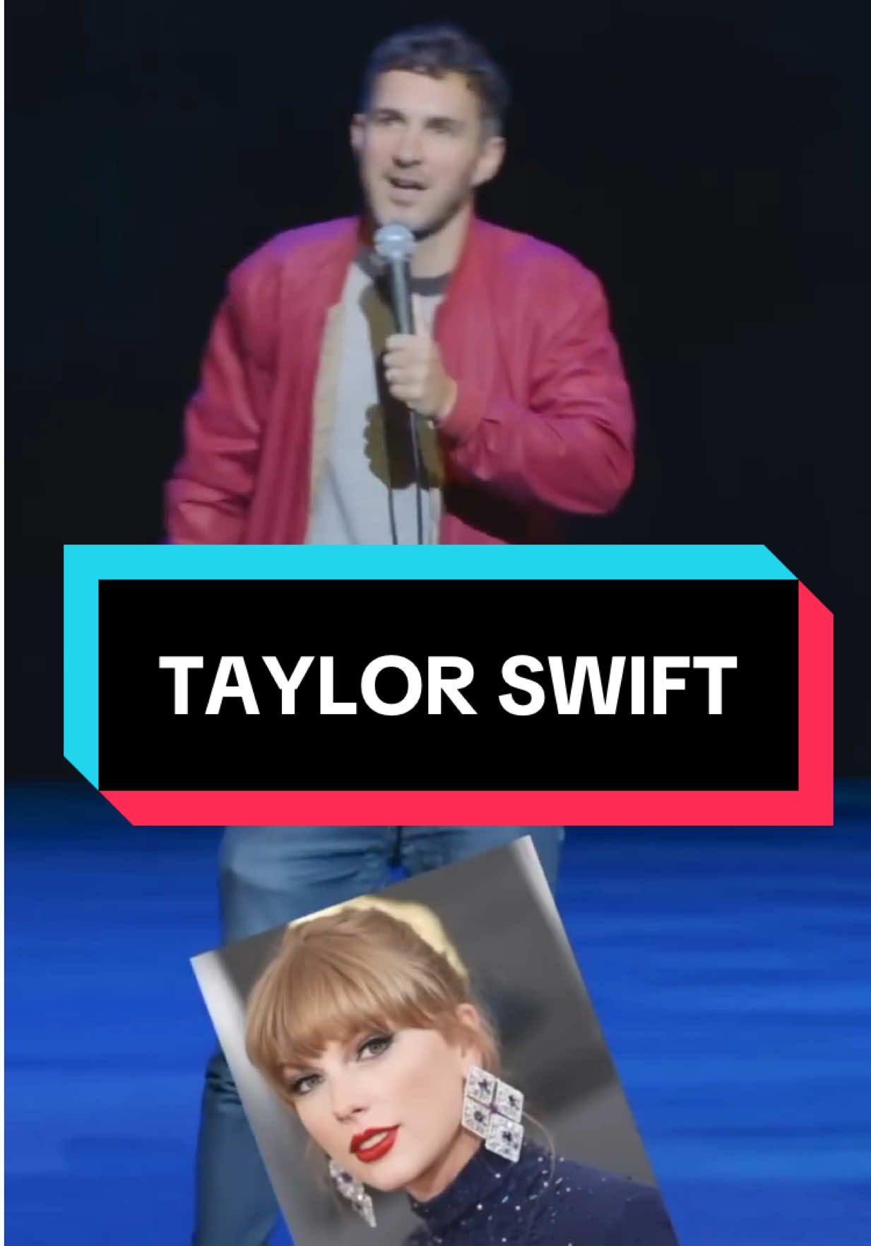 Comedy! #taylorswift #traviskelce #comedian