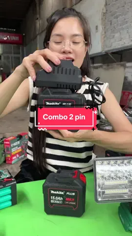 Combo 2 pin tặng sạc #thanhmai92 #pin20cell 