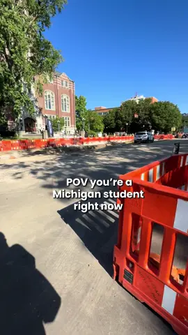 I’m SICK of walking in the grass #umich #michigan #umichfootball #fyp #annarbor 