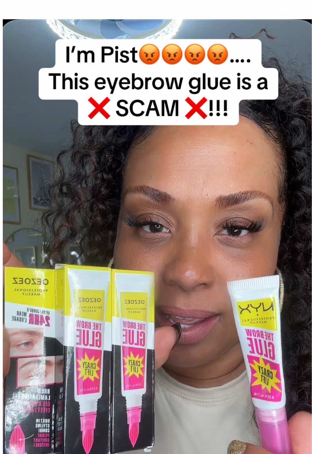 I been bamboozled ! #eyebrowgel #eyebrowhack 
