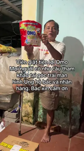 Viên giặt tiện lợi Omo Mọi người có nhu cầu tham khảo tại góc trái màn hình.Ủng hộ bác và nhãn hàng. Bác xin cảm ơn #omo #ongnho89 #giadungthongminh #giadungtienloi #omomatic 