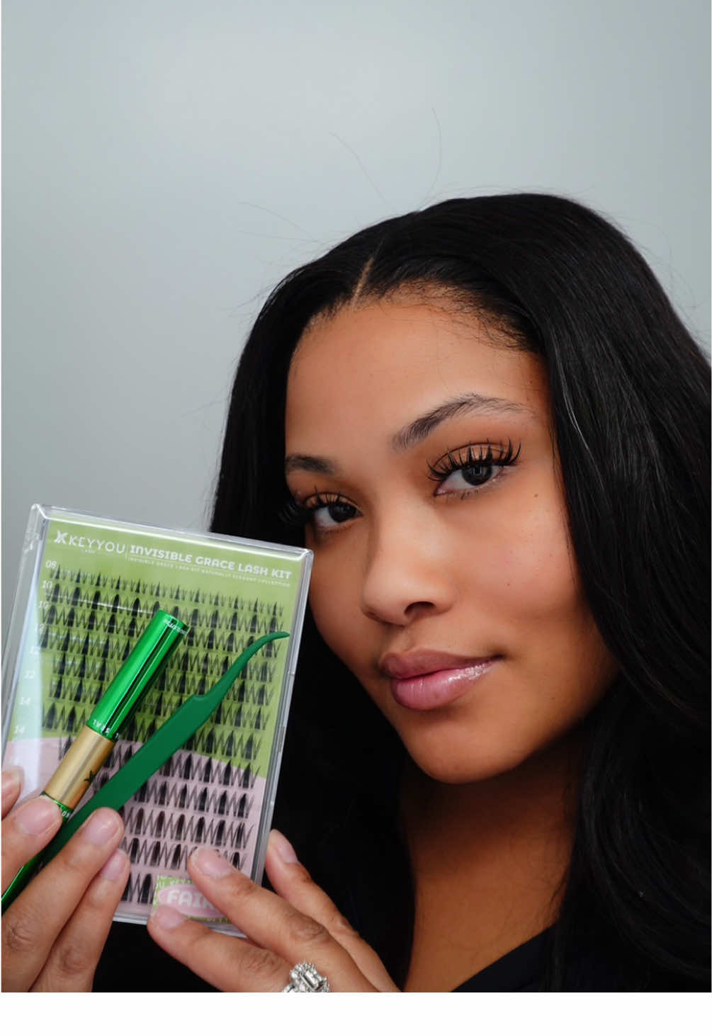 Fairy lash kit. I absolutely love. #lashestiktok #toyaj #beautytips 