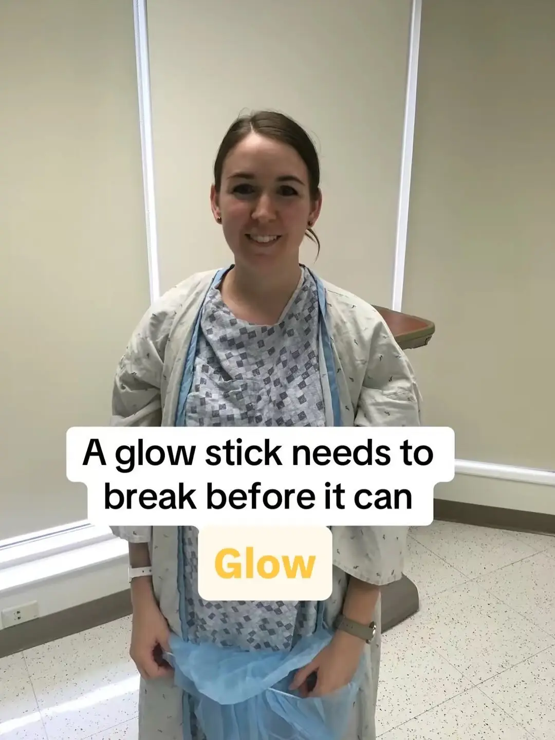 Let’s try this one again #glowsticktrend but with a more appropriate song! The ultimate glow up! 