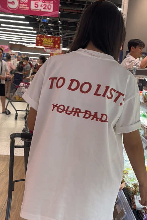 List …👀 #quoteoftheday #funnyshirt #relationshipgoals #gift #truelover #giftforher #todolist #yourdad 