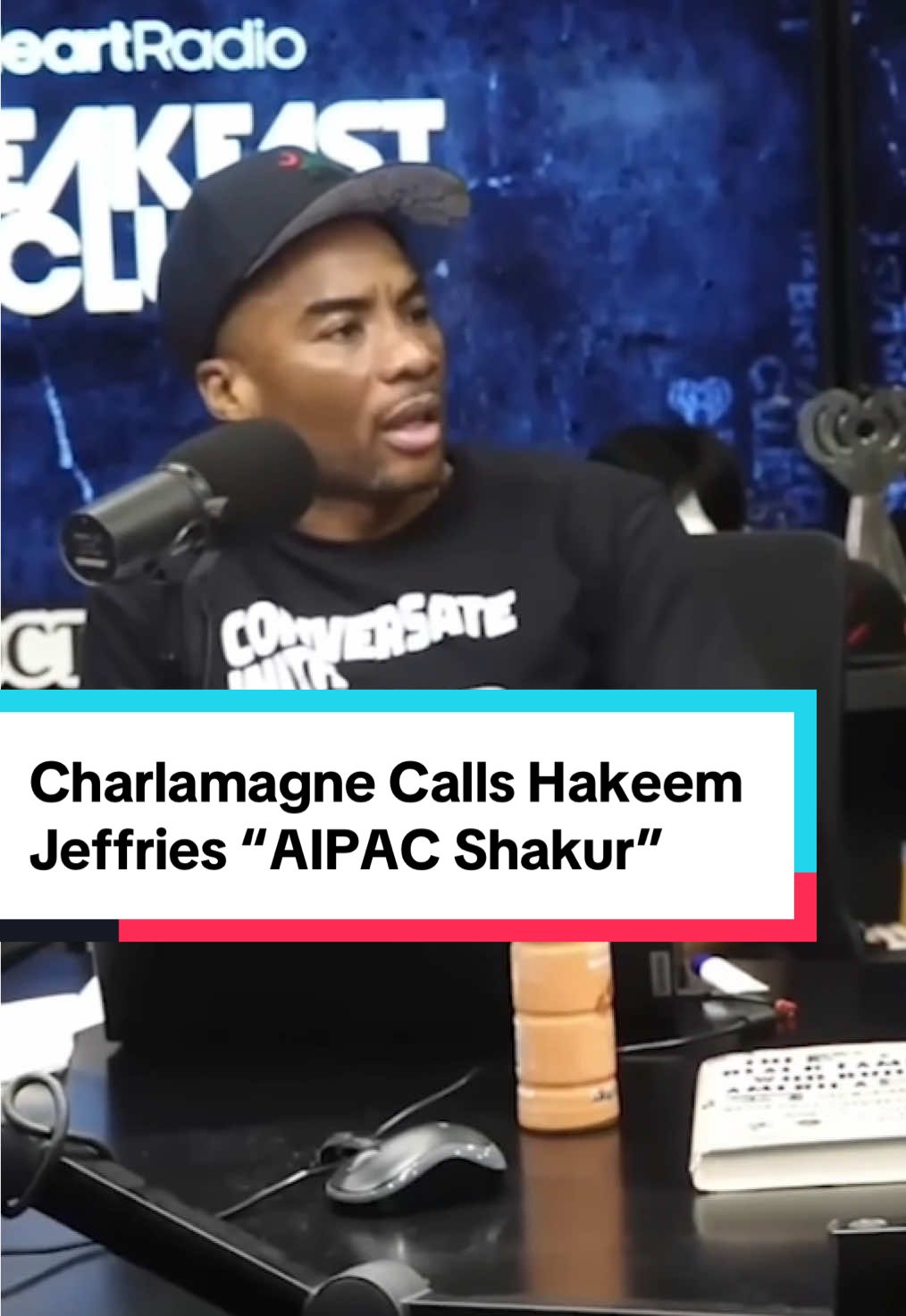 oop 🫢 #charlamagnethagod #hakeemjeffries #thebreakfastclub #tupac #politics 