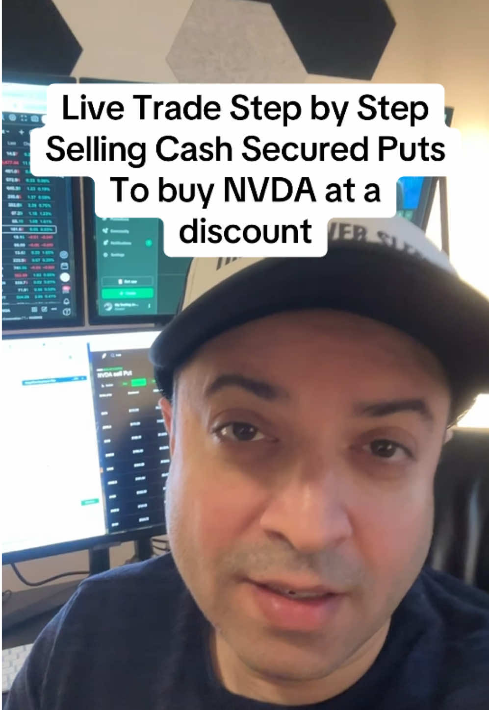 Selling puts step by step tutorial #passiveincome #options #nvda #optionstrader 