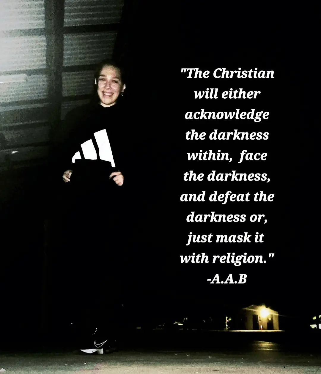 This choice belongs to every person. It is easier to mask up the darkness that we collect in our lives 