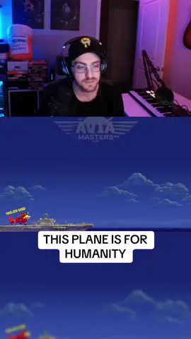 THIS PLANE IS FOR HUMANITY #kick #streamer #pilot #plane 
