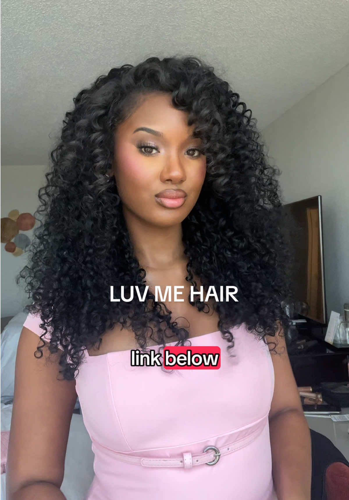 Hair from @luvmehair Unit: Too Easy Texture™ Messy Burmese Curly Half Wig  @luvmehair 🟠Use code “NS01” at Luvme Hair to check out for 32% off #luvme#luvmehair#luvmeforyou 