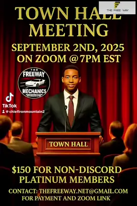 TheFreeway TOWN HALL MEETING#tiktoklive #livehighlights #TrustStructure #privatetrust #lawfulauthority @Joel David 1776 🇺🇸 @VINCENT EDWARDS @Dante @Cwbey @Sonny Ivy @👑KieLew👑 @Aviatormaximus @goodmanelbey 