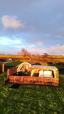 Why stay in a hotel when you can stay HERE? 👀🥰 #CouplesGoals #timbervalleypods #fyp #ukgetaway #glampinggetaway 