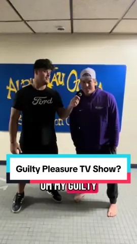 Be honest… what’s your guilty pleasure TV show? 👀📺 #tvshow #guiltypleasure #debate #college #funny 