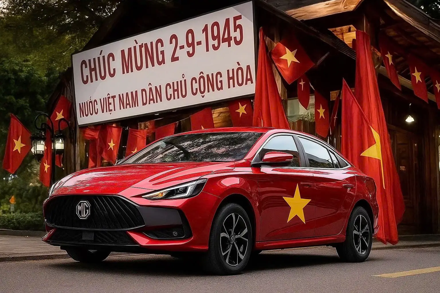 ✨ MG5 – Sedan thời thượng cho giới trẻ ✨ MG5 chinh phục ánh nhìn với thiết kế coupe thể thao, lưới tản nhiệt cá tính cùng cụm đèn LED sắc sảo, mang đến diện mạo năng động, hiện đại. Nội thất rộng rãi, tinh tế với màn hình giải trí trung tâm cảm ứng lớn, kết nối Apple CarPlay/Android Auto, vô lăng đa chức năng và nhiều tiện nghi cao cấp. Động cơ 1.5L vận hành bền bỉ, tiết kiệm nhiên liệu nhưng vẫn mang lại cảm giác lái hứng khởi. Hệ thống an toàn được trang bị đầy đủ như phanh ABS, EBD, cân bằng điện tử, hỗ trợ khởi hành ngang dốc, đảm bảo yên tâm trên mọi hành trình. Với mức giá hợp lý và chính sách ưu đãi tốt, MG5 là lựa chọn sáng giá cho khách hàng trẻ muốn sở hữu một chiếc sedan đẹp, hiện đại và đáng tiền. 👉 Liên hệ MG Mỹ Đình: 0962863525 để được tư vấn và nhận ưu đãi ngay hôm nay! 🚗