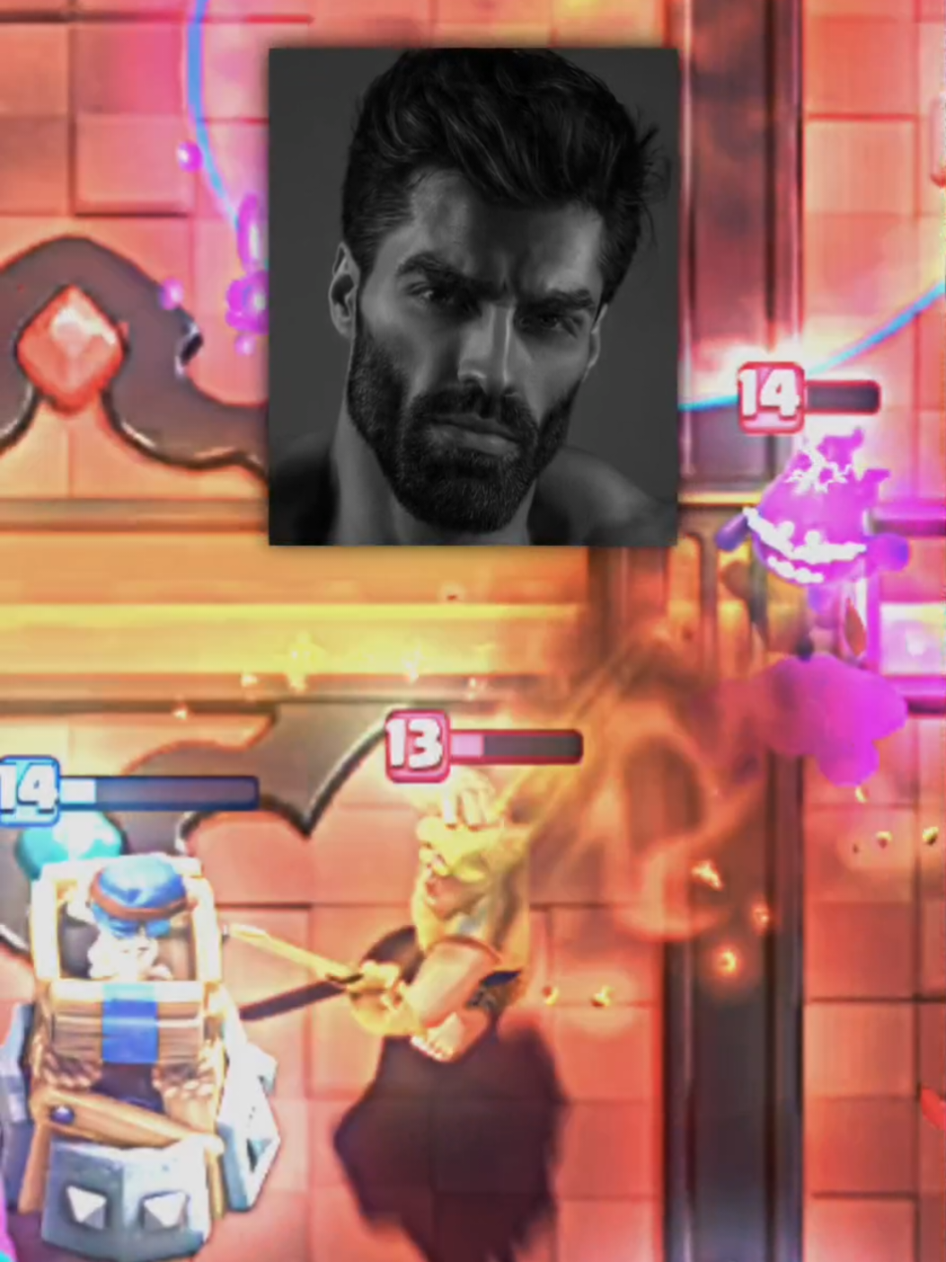 Desafío de los Espíritus de Fuego 🦖🔥 #clashroyalememes #clashroyalememes #fraimcr 