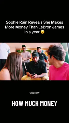 Crazy Amount 😮 #sophierain #daviddobrik #lebronjames23 #bophouse 
