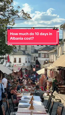 How much does 10 days in Albania really cost? 💰💰 I did a road trip in Albania back in July and this is how much I spent. I had heard that Albania is an affordable destination, so it was interesting to see how much everything really cost.  🚤  Activities: in terms of activities, the entry costs are super low everywhere(€1-10), and the only activities we paid more for were the cooking class and the boat trip. This is why in the end this was the lowest expense.  🍽️ Food & drink: it is crazy to think 10 days in Albania  I spent €384 which can sometimes be one meal at an expensive restaurant 😅 Needless to say, food in Albania is very affordable and some restaurants you can pay as little as €10 per meal.  🏨 Hotels: Hotels in Albania are also very cheap, on average we paid about €100 a night but we also chose the more expensive options/bigger rooms so you can definitely do it for much less. Zoe Hora also was the reason that the total for this was higher.  ✈️ Transport: the biggest spend was transportation. We paid a lot for the car rental + full insurance, with an extra €140 fee because we picked up the car in Sarande and dropped it off in Tirana.  Comment “GUIDE” for my full Albania itinerary.  Did any of these costs surprise you? _______________ #AlbaniaTravel #VisitAlbania #TravelAlbania #AlbaniaCosts #AlbaniaTrip                