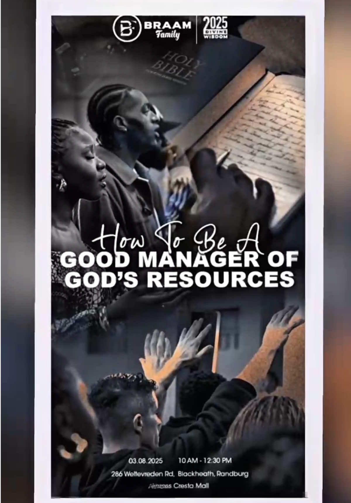 Appointed by God to steward His gifts; be faithful, fruitful, and rooted in purpose.🤌🏾🔥 Preacher: Pastor @ElieHam  . . . #braamfamily #fyppppppppppppppppppppppp #preach #God 