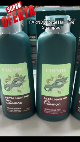 FARNDU Petal Hair Dye Shampoo  #farndu #hair #hairstyle #dyedhair #canas 