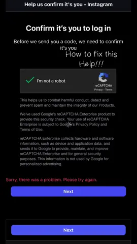 I can’t log in #ig #instagram #fixthis #fyp @instagram 
