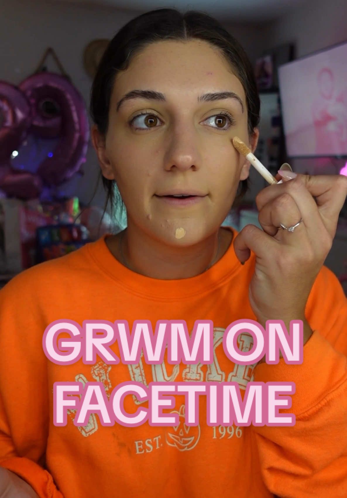get ready with me on facetime while we talk about mental health 🥲✨🤍 (part one)  #MentalHealth #grwm #arianator #cozyvibes #fall #autumn #dunkin 