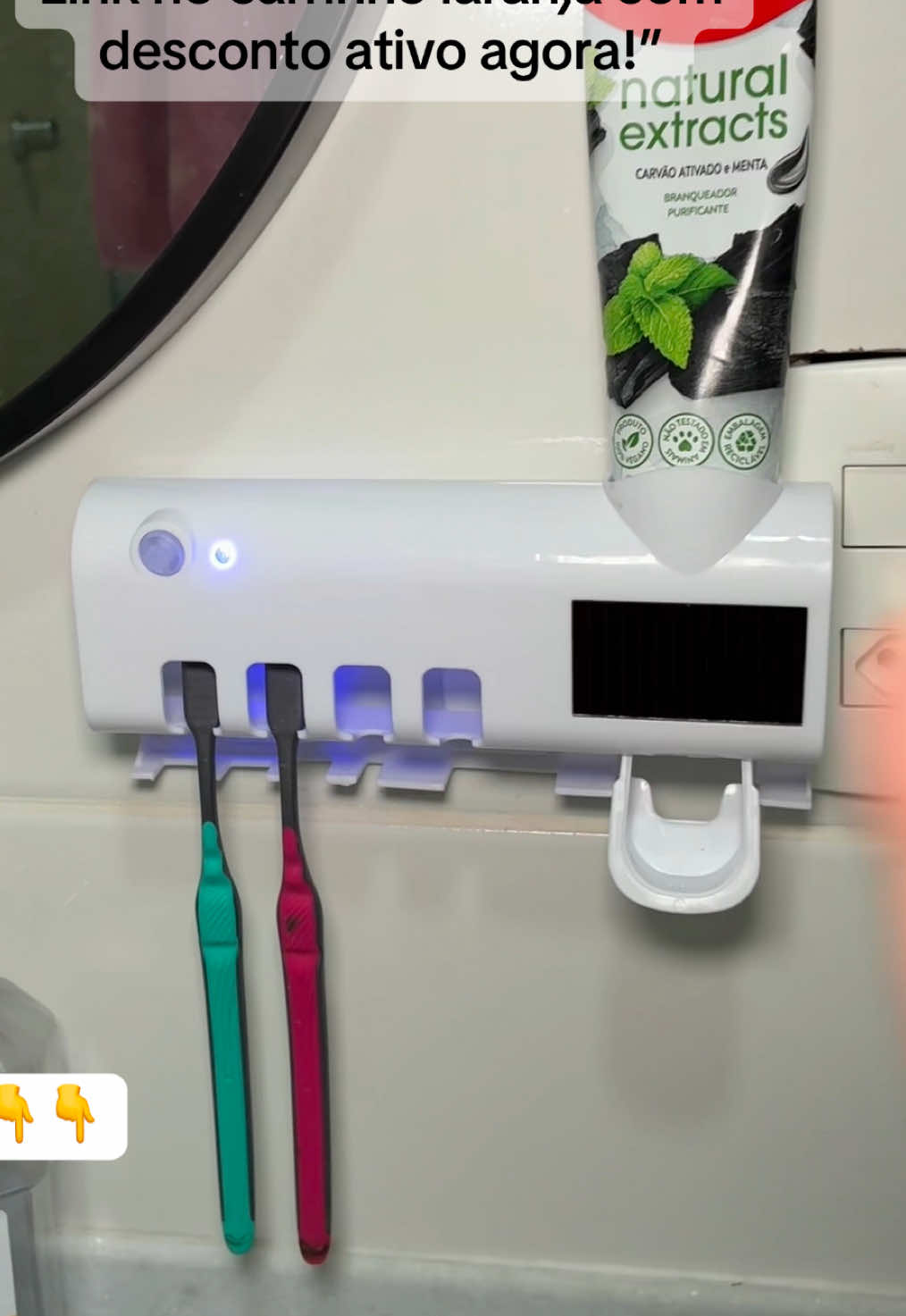 Eu caí nesse achadinho do TikTok Shop e tô apaixonada 😂  Mas sério, organização + higiene no banheiro em um só produto !! Já garanti o meu e deixei o link no carrinho laranja pra você também aproveitar o desconto! 🛒 #tiktokshop #achadinhos #banheiroorganizado #higiene #desconto 