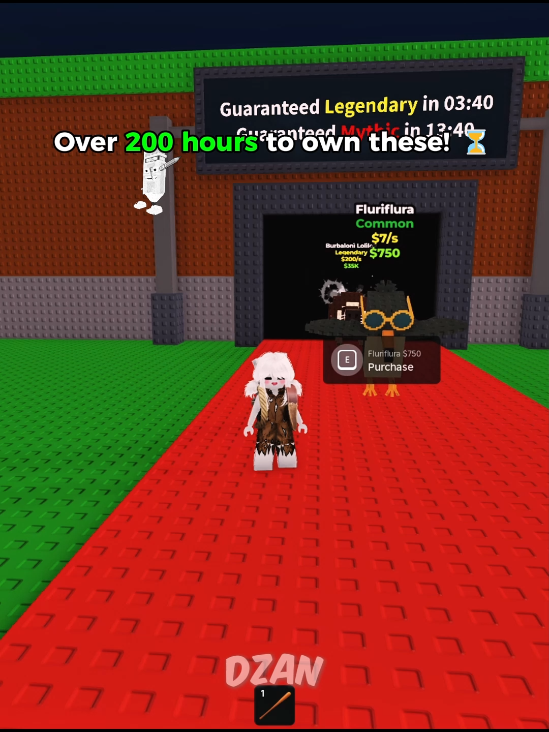 Over 200 hours to own these! ⏳ #stealabrainrotroblox #roblox