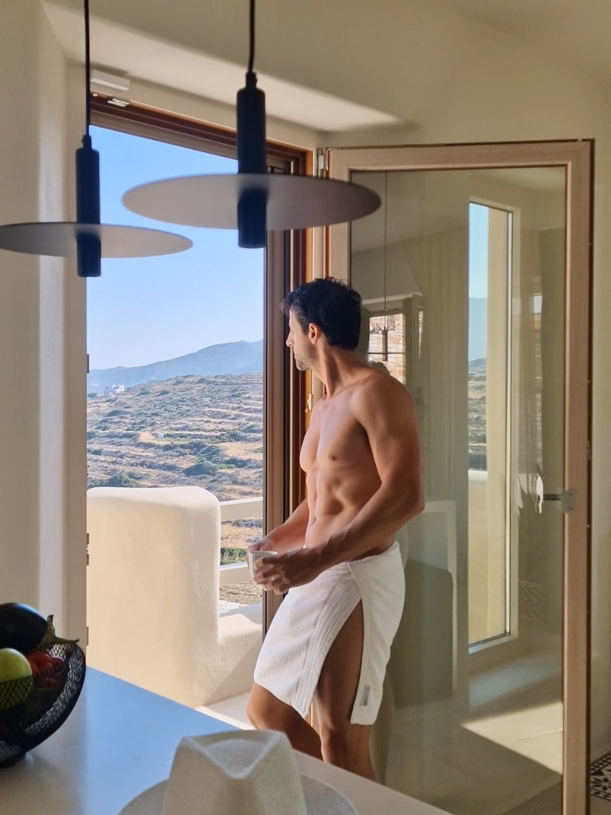 Good morning Akrotiri Estate Naxos 🥰 @Best Greek Hotels @Greece Travel Secrets 🇬🇷 @Greece  #greece #foryou #goodmorning #Fitness #coffee 
