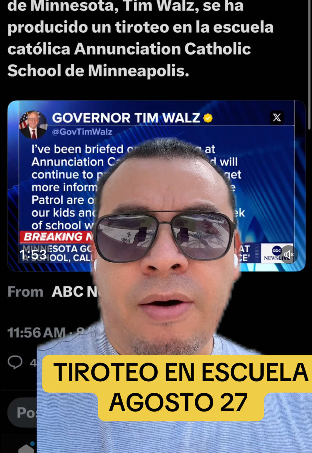 NUEVO TIROTEO EN ESCUELA CATOLICA EN ESTADOS UNIDOS, NOTICIA EN DESARROLLO