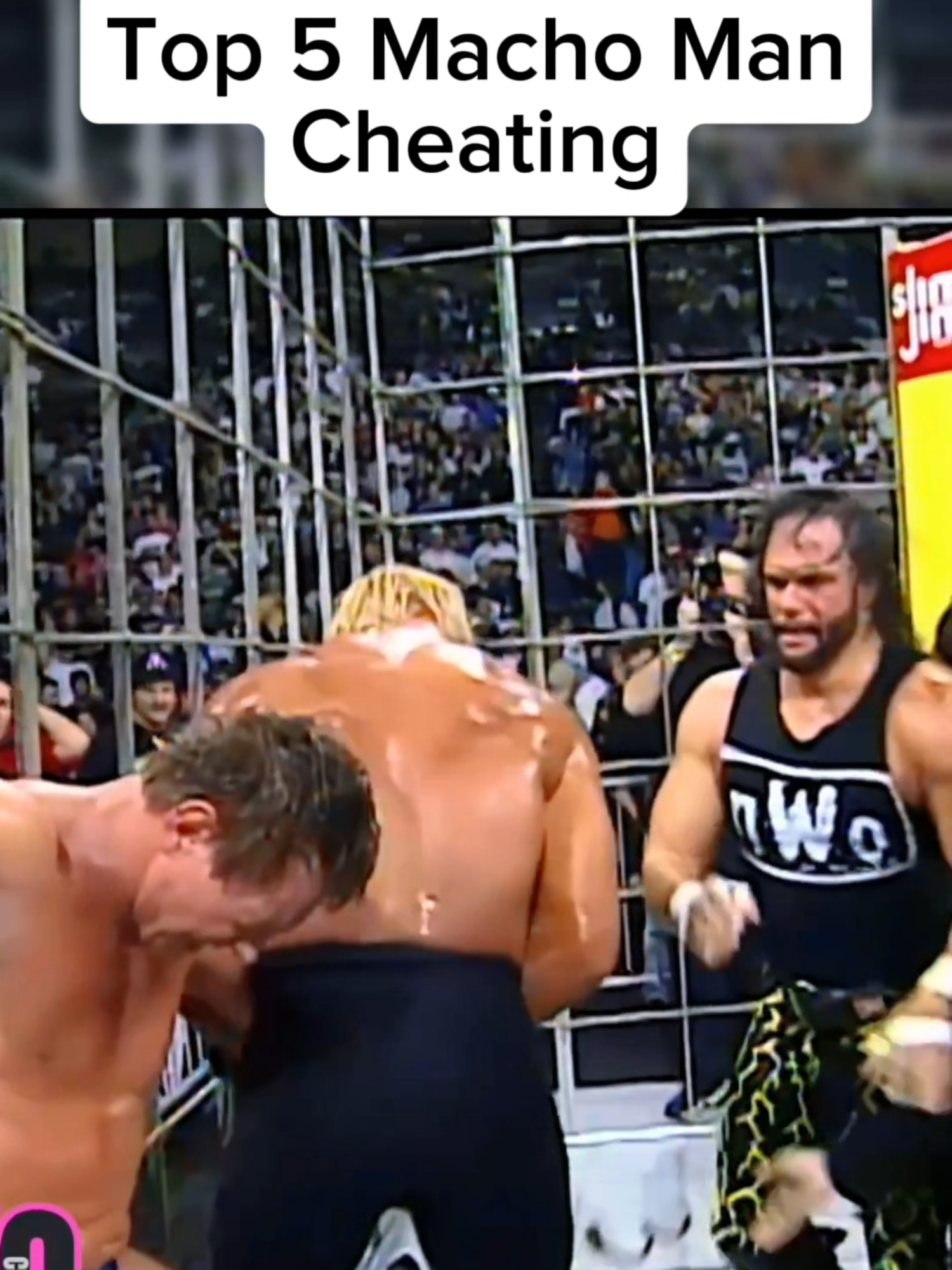 Top 5 Macho Man Randy Savage Cheating in WCW ! Top Tier Wrestler Of All Time PROVE ME WRONG ! #WWE #prowrestling #classic #bestoftheday #wwf #fyp #WrestleMania #viral #foryou #top5 #sting #machoman