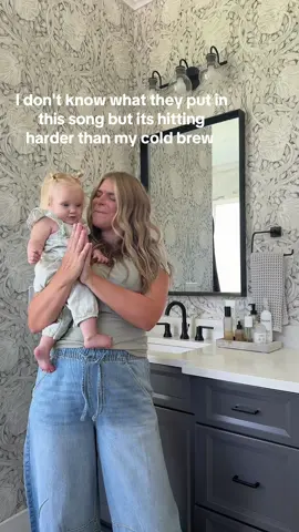 This is on repeat 🔁 #sleepdeprivation #twinmom #morganwallen #coldbrew 