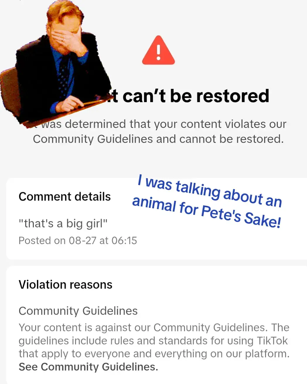 Seriously? geesuh! 