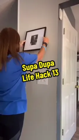 Life hack for hanging frames and shelves… been doing this for years! Supa Dupa Life Hack 13 #frames #supadupahack #decor #shelves #hanging 