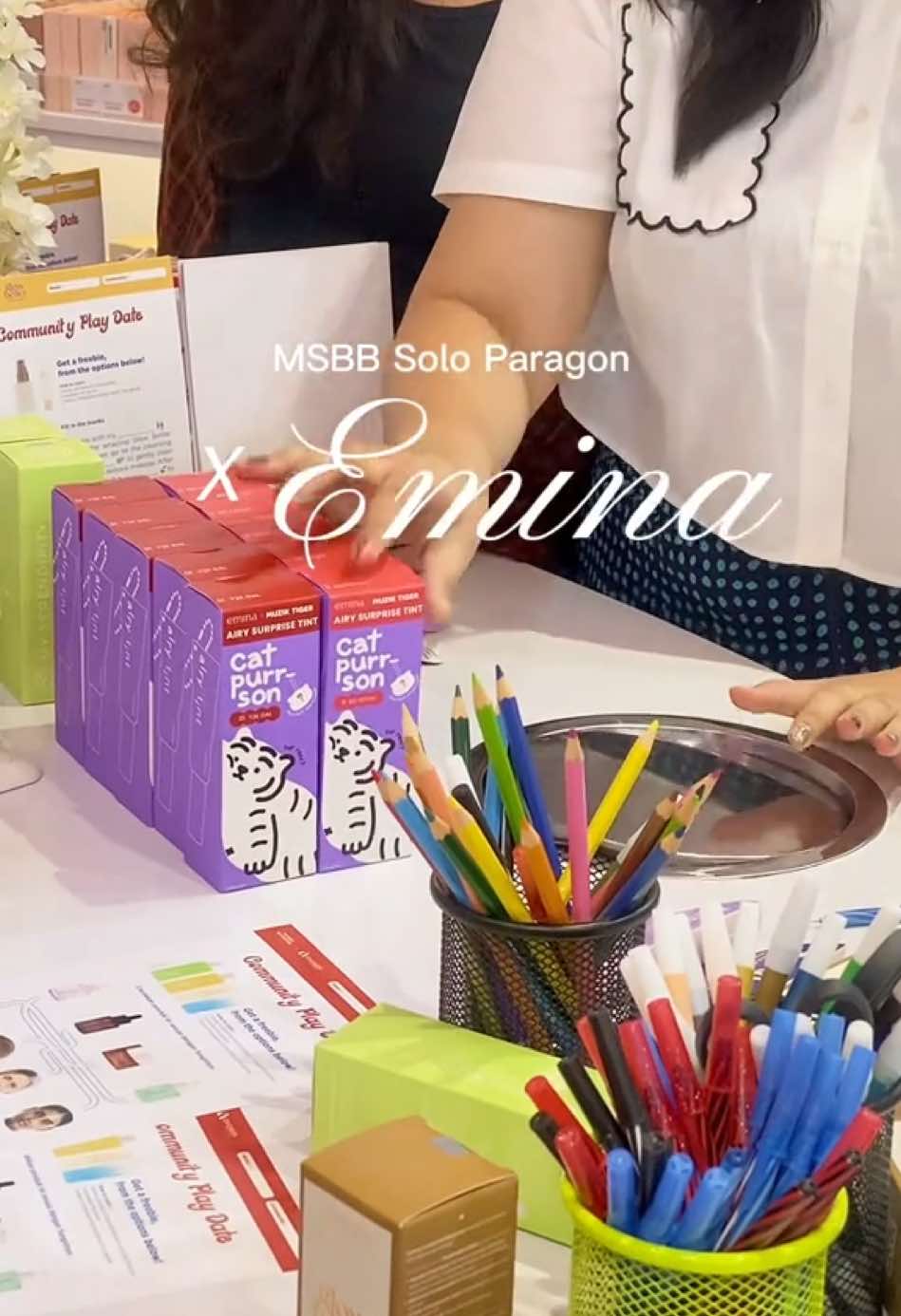 Asikk skrg bisa beli Emina airy tint x Muzik Tiger di MSBB Solo Paragon <3 #emina #muziktiger #MSBB
