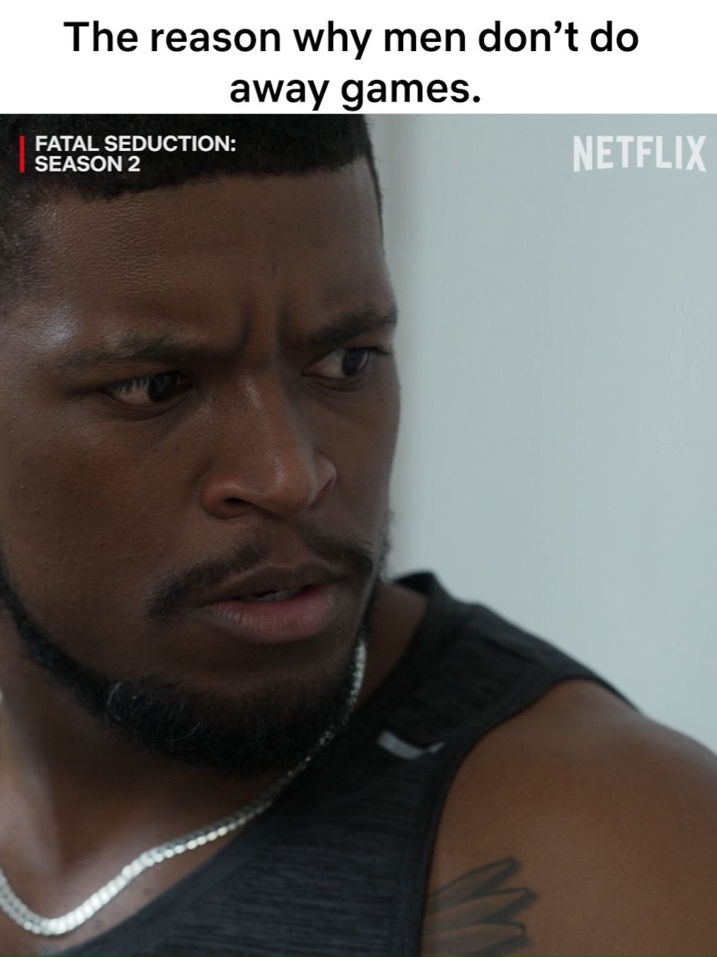 It’s all cute until you hear “Who the f**k is in here?” from the bedroom 🤣. 📺: Fatal Seduction S2 #WhatToWatch