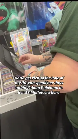 She deserves the world.  #pokemon #cardflipper #pokemoncards #couplegoals #shedeservesit 