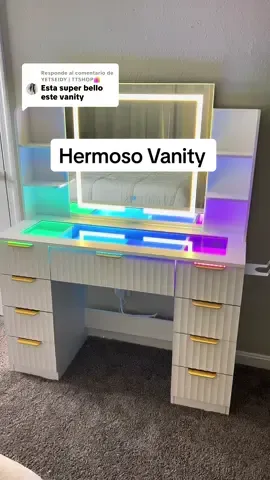 Respuesta a @YETSEIDY | TTSHOP🛍 #vanity #vanitymirror #vowner #dresser #makeupvanity #vanitydesk #dresses #makeup @VOWNER 