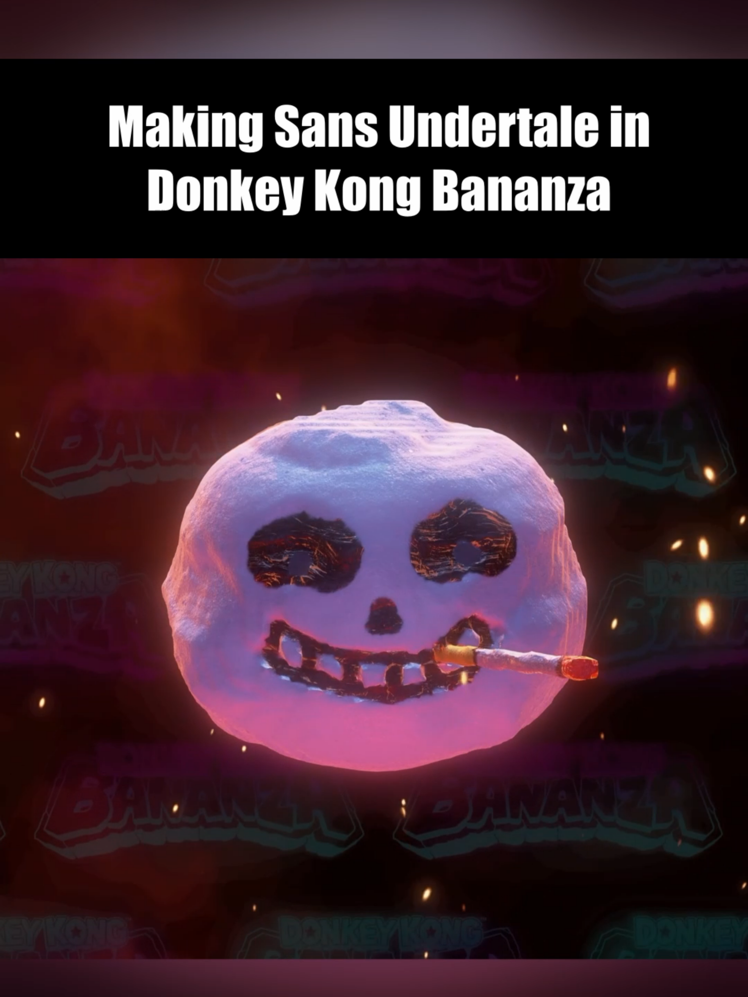 Sans Undertale...in my DK? #vinesauce #vinesaucevinny #youtuber #streamer #fyp #gaming #nintendo #nintendoswitch2 #donkeykong #donkeykongbananza #undertale #sans