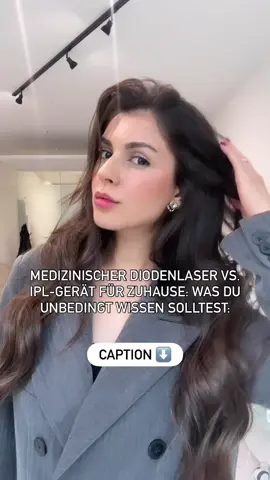 ✨ IPL (Intense Pulsed Light) arbeitet mit breit gestreutem Licht in unterschiedlichen Wellenlängen. Das Problem: Die Lichtenergie ist oft zu schwach oder die Wellenlängen sind zu kurz, um die Haarwurzeln in der Tiefe zuverlässig zu erreichen. Dadurch werden die Haare meist nur oberflächlich geschwächt – sie wachsen nach einer Zeit wieder nach. ✨ Medizinischer Diodenlaser dagegen arbeitet mit einer gezielten, konstanten Wellenlänge (meist 808 nm). Diese Energie dringt tief genug in die Haut ein, um die Haarfollikel direkt an der Wurzel zu zerstören – dort, wo neues Haar entsteht. Das Ergebnis: effektive, sichere und dauerhafte Haarentfernung. 👉 Kurz gesagt: 	•	IPL = oberflächlich, oft nur kurzfristige Ergebnisse 	•	Diodenlaser = tief, gezielt, langanhaltend glatte Haut Wenn du wirklich dauerhafte Ergebnisse willst, ist der medizinische Diodenlaser die bessere Wahl. 💎 #Diodenlaser #IPL #LaserHaarentfernung #DauerhafteHaarentfernung #SkinCareFacts 