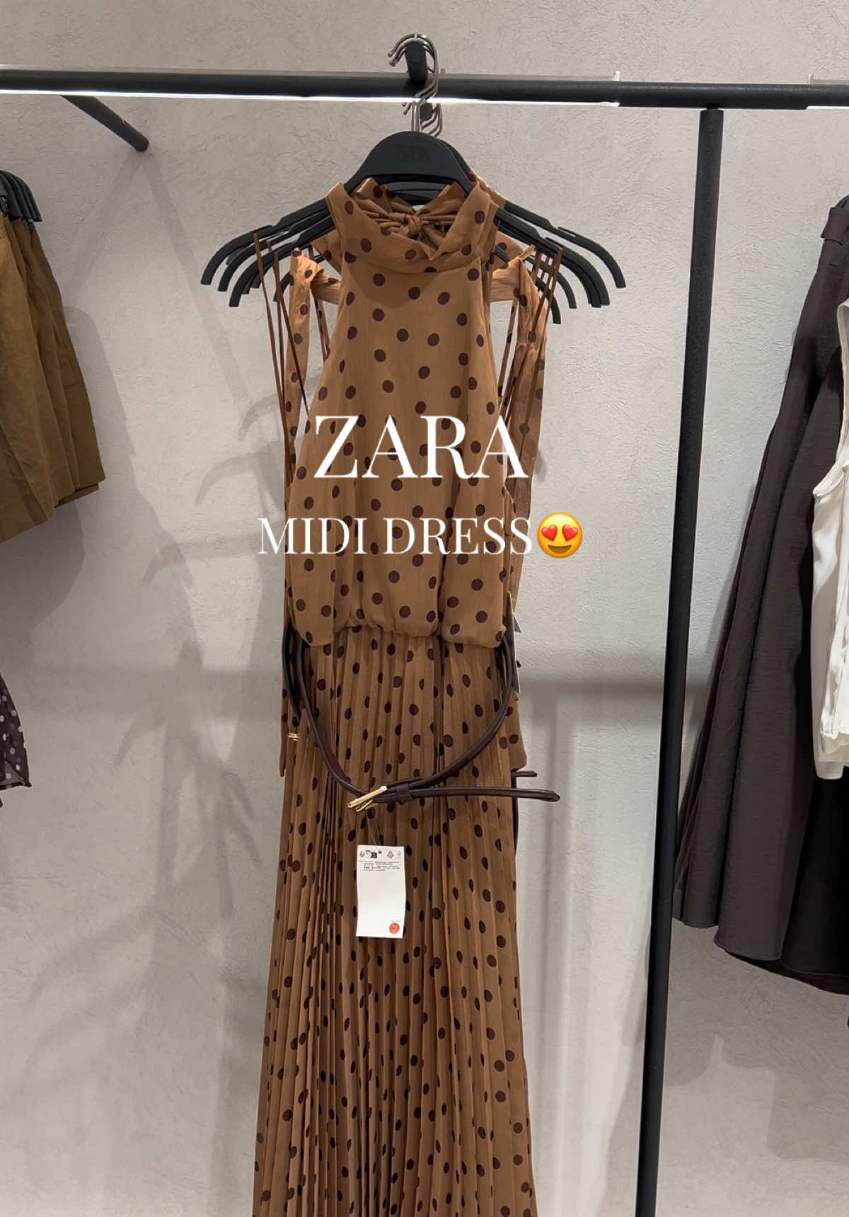 ZARA midi dress😍 Code: 8642/802 #zara #zaraoutfit #zaranewarrivals #zaradress #mididress 