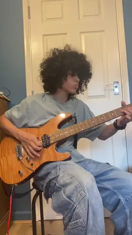 Master of puppets solo but with a wah#guitarcover #electricguitar #viral #guitartotar 