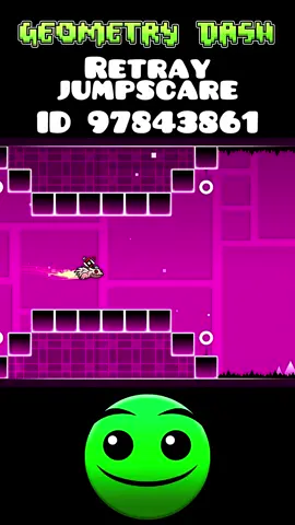 RETRAY JUMPSCARE #jumpscare #gd #geometrydash 