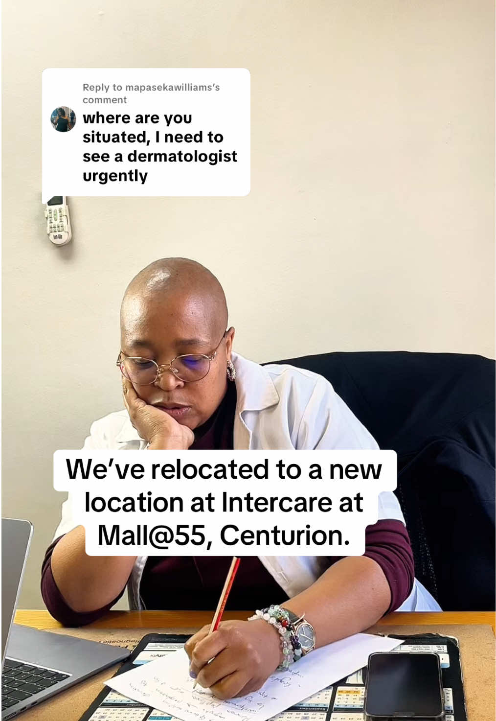 Replying to @mapasekawilliams      We’ve moved to a new home at Intercare at Mall@55, Centurion   Come visit us for all your skincare needs same expert care, now in a fresh new space!  📲 Call or WhatsApp us at 071 508 7825 to book your consultation.