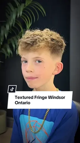 Windsor, Ontario 📍  My guy got a fresh TEXTURED FRINGE! He finally got the haircut he’s always wanted to cover his forehead! If you guys are looking for this service, link is in the bio to book! Make sure you to book now if you’re looking for a spot before school starts! See you soon! #windsorbarber #windsorbarbers #windsorhaircut #windsorontario #haircut 